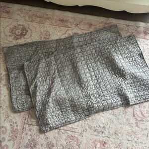 Restoration Hardware Quilted King Size Pillow Cases (Set of 2)